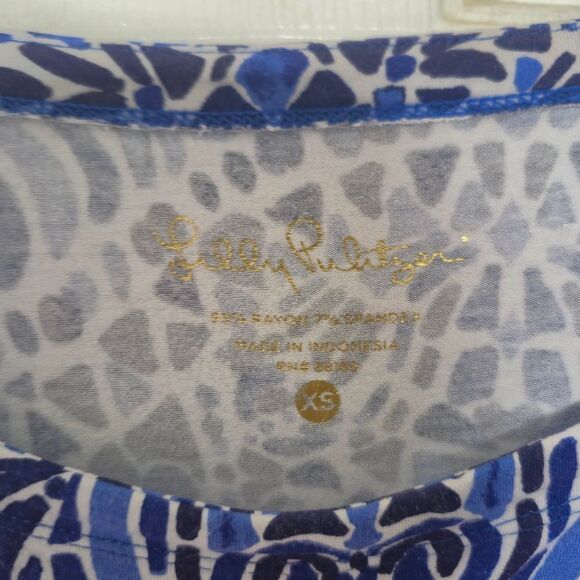 Lilly Pulitzer Sophie Dress Taverna Tiles UPF 50 Resortwear Preppy Size XS - Picture 4 of 5